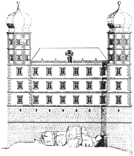 Rekonstruktion der Nord-West-Fassade