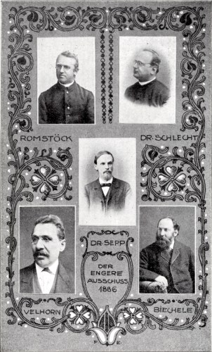 Gründungsvorstand 1886
