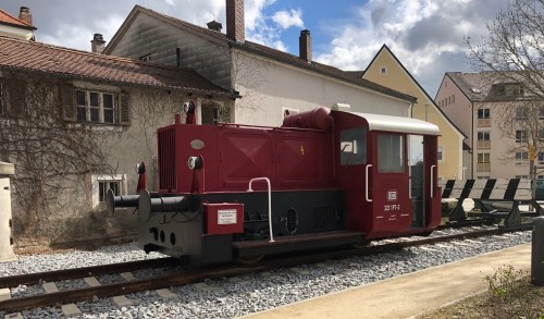 Lok am Bahnhof "Eichstätt-Stadt".